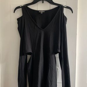 Express cut out long sleeve top